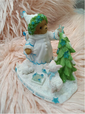 Cherished Teddies Charlene The Stars Are Brightly Shining 2009 Bear Lamb Bunny